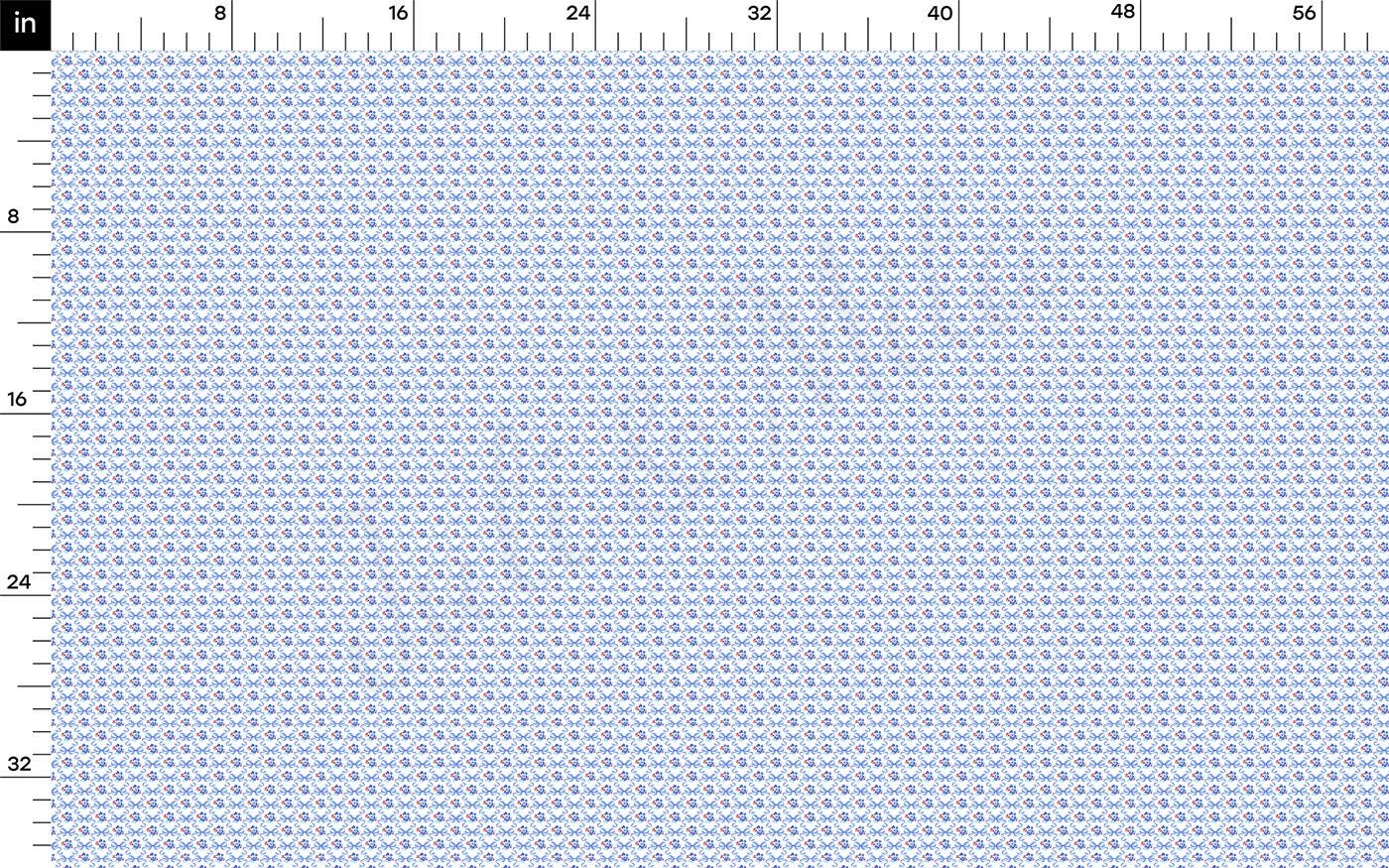a blue and white dotted paper with numbers on it