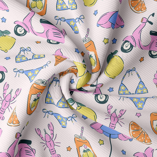 a close up of a pattern on a white fabric