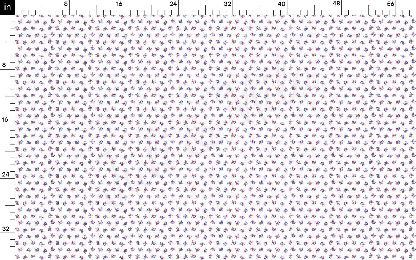 a ruler that has a lot of dots on it