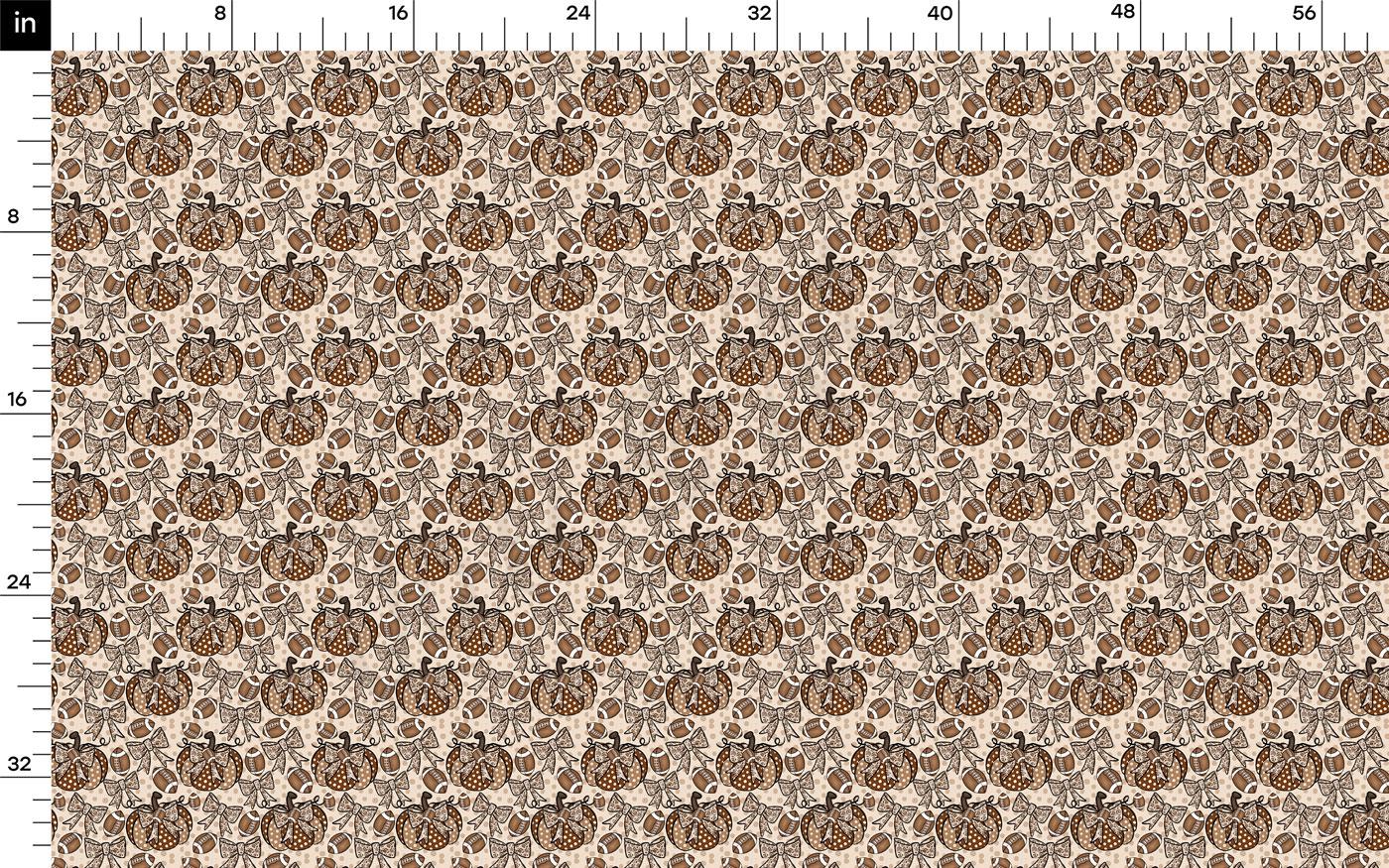 The image is a repeating pattern of brown and beige floral designs, resembling a wallpaper or textile pattern.
