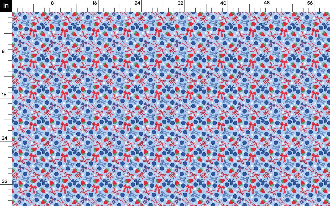 a blue and red pattern with red, white, and blue circles