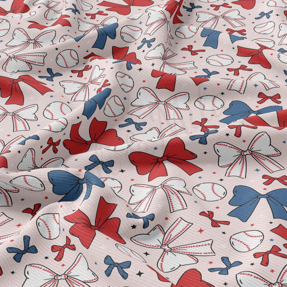 a red, white, and blue pattern on a white background