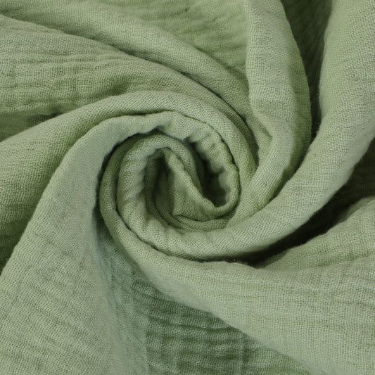 Mint Double Gauze Muslin Fabric
