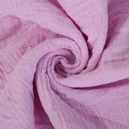 Pink Tulle Double Gauze Muslin Fabric