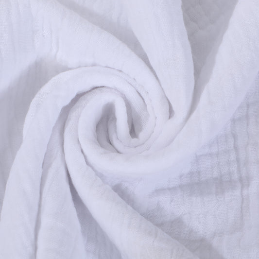 White Double Gauze Muslin Fabric