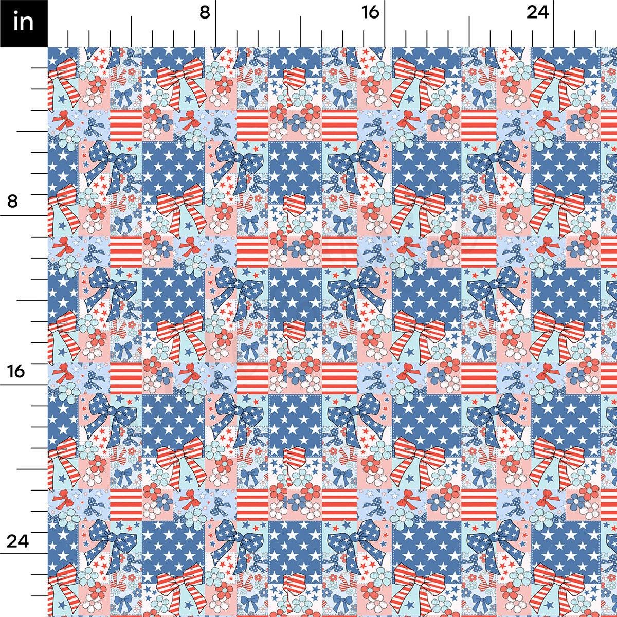 an american flag quilt with stars and stripes