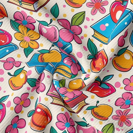 a close up of a colorful pattern on a white background