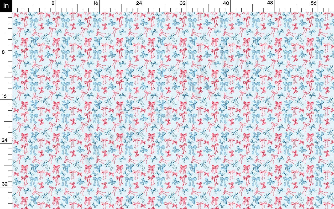 a blue and red pattern on a white background