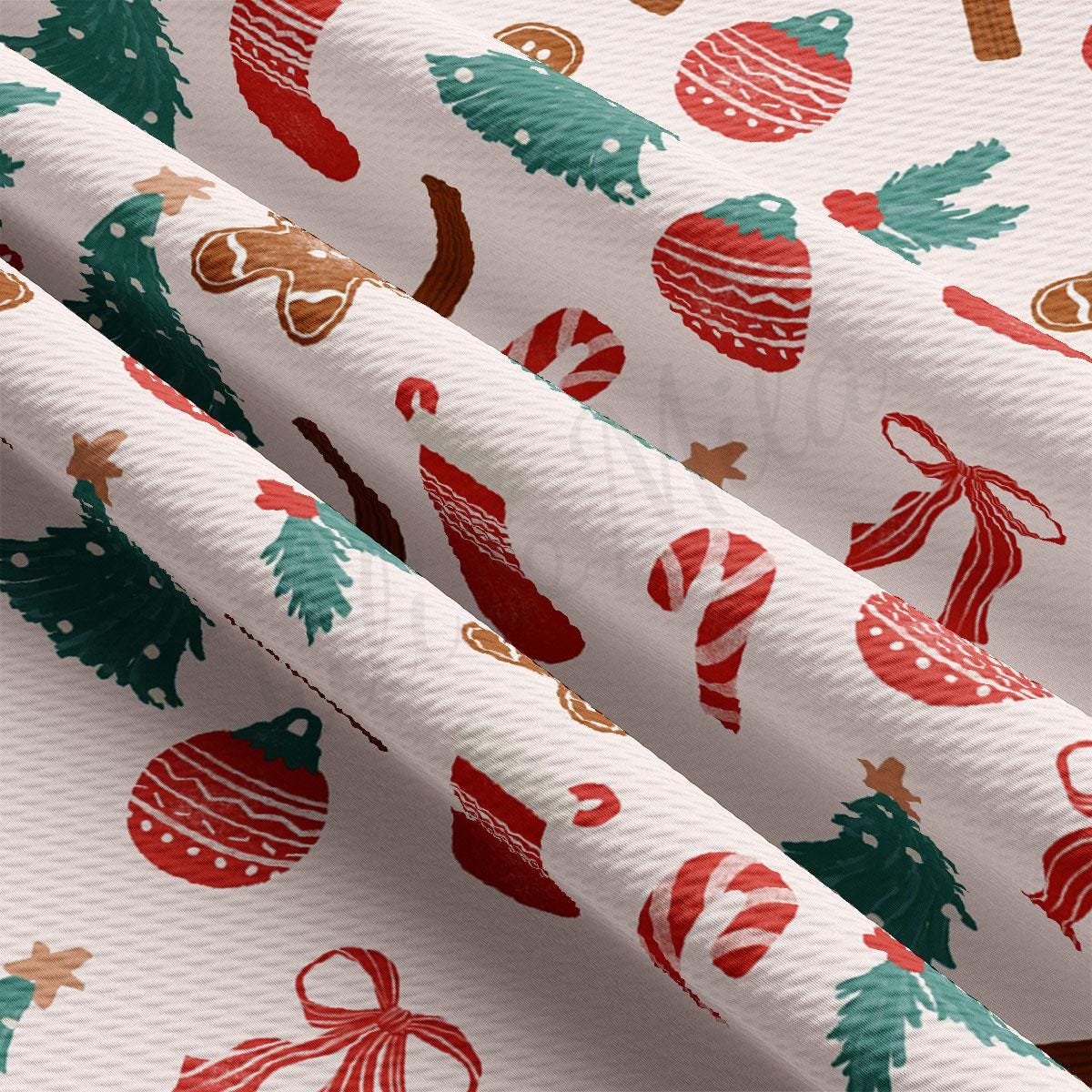 a close up of a christmas pattern on a white background