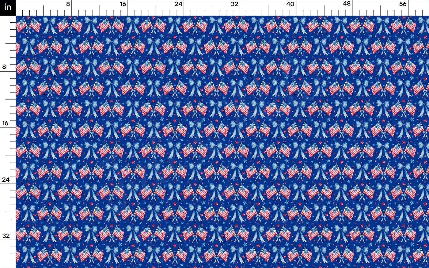 a blue and pink pattern on a ruler