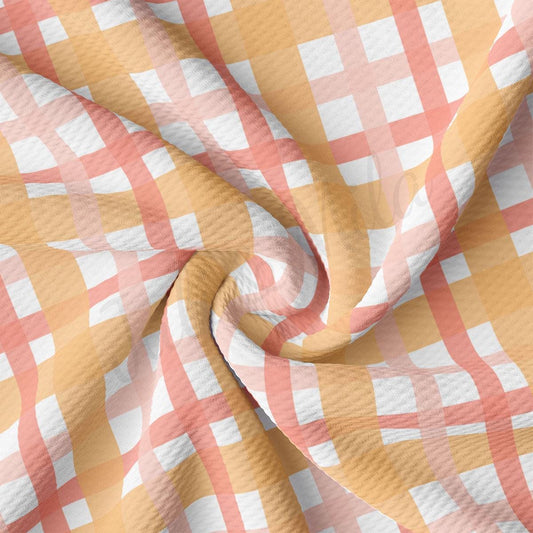 a close up of a checkered fabric