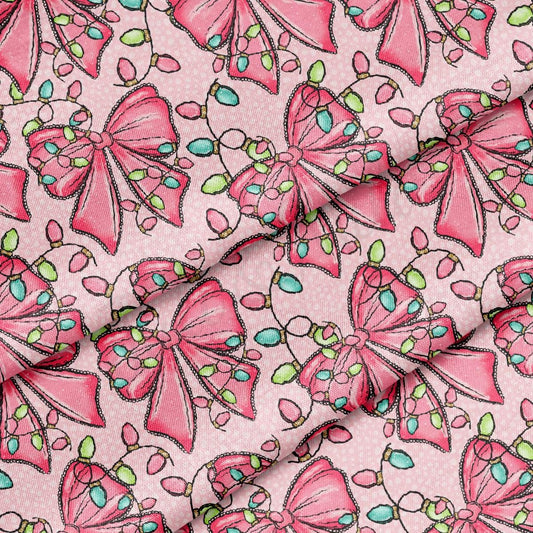 Christmas 100% Cotton Fabric By the Yard Printed in USA Cotton Sateen CTN3345