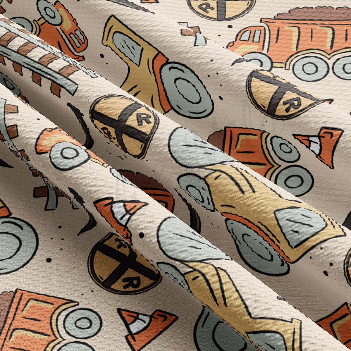 Contruction Bullet Fabric AA2716