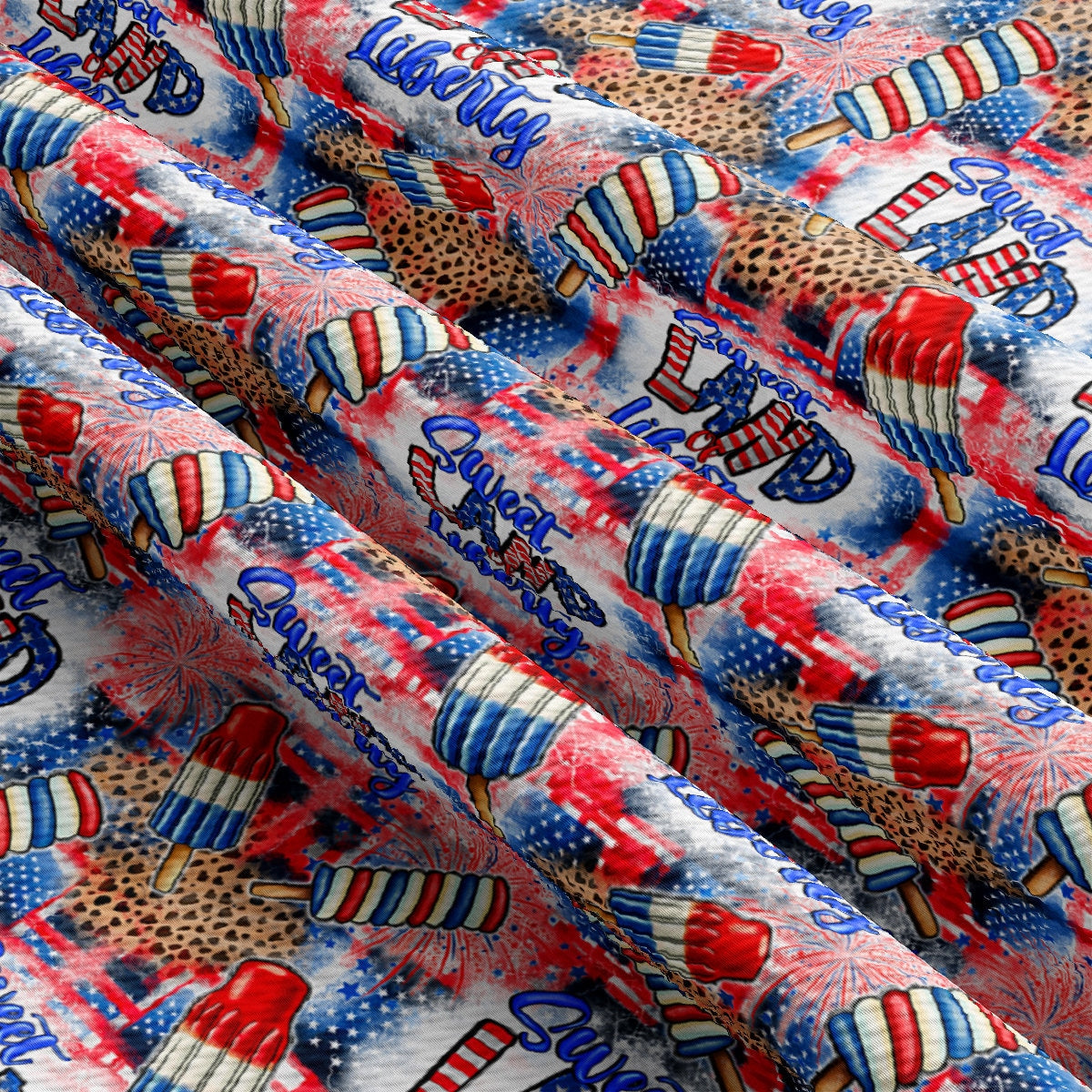 4th of July Patriotic Fabric AA2738