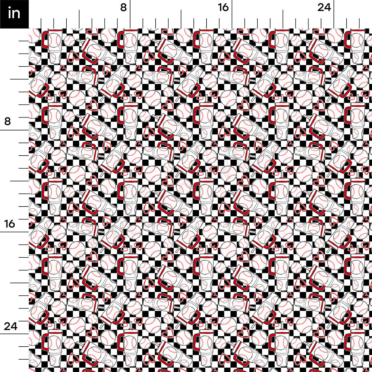 100% Cotton Fabric CTN2719 Baseball