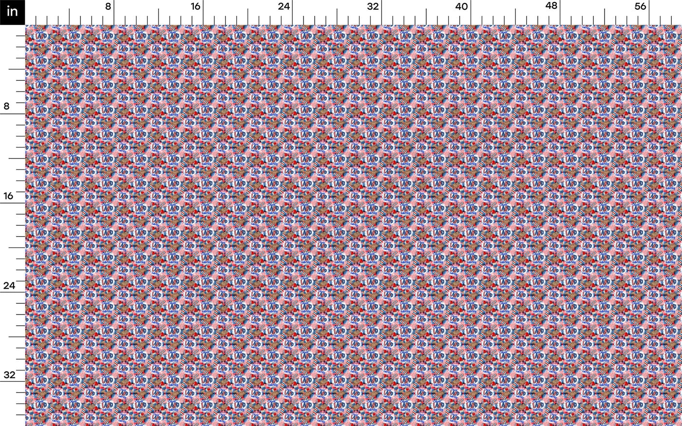 4th of July Patriotic Fabric AA2738
