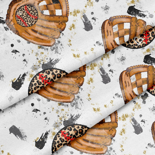 100% Cotton Fabric CTN2701 Baseball