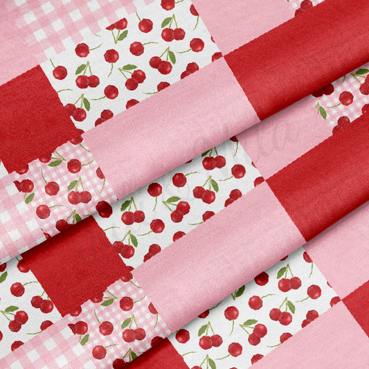 100% Cotton Fabric CTN2710 Cherry Cherries