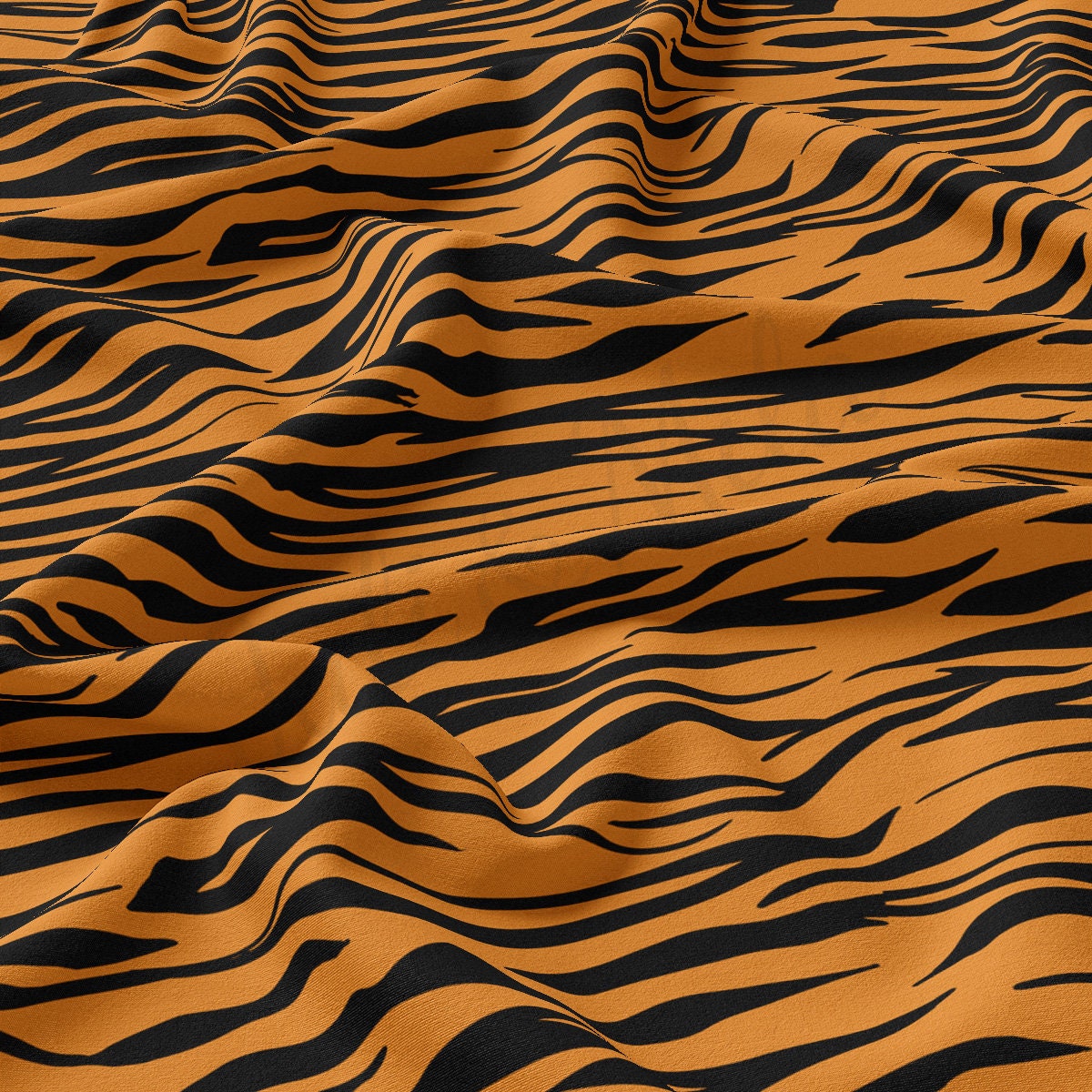 DBP Fabric Double Brushed Polyester DBP2722 Tiger