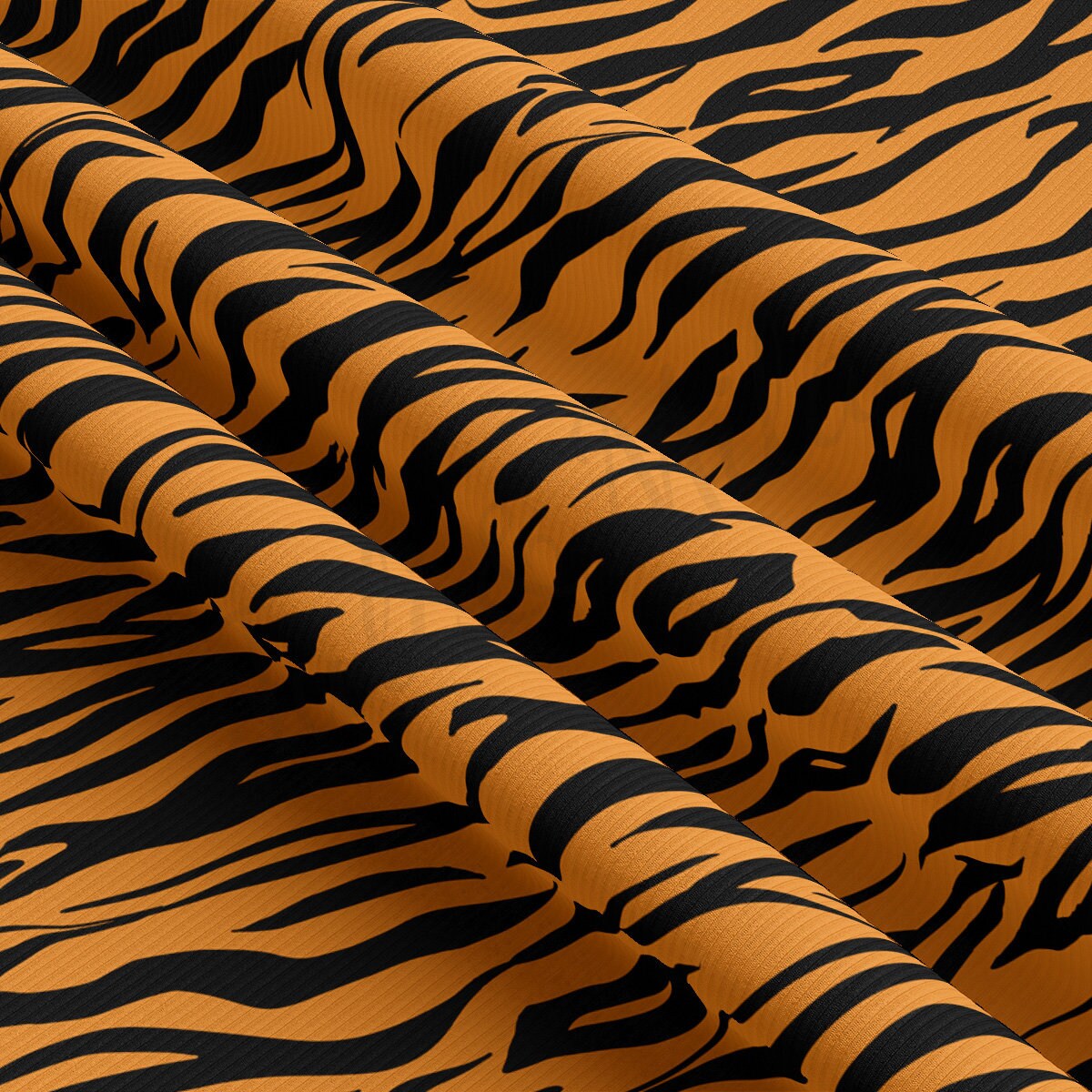 Rib Knit Fabric RBK2722 Tiger