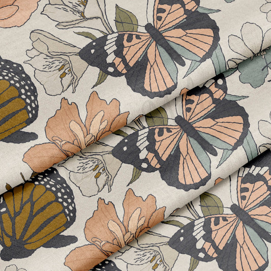 100% Cotton Fabric By the Yard Printed in USA Cotton Sateen - Cotton CTN747