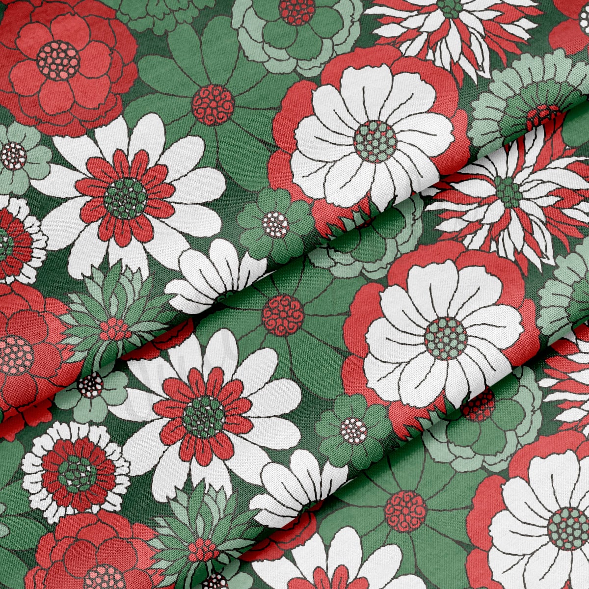 100% Cotton Fabric By the Yard Printed in USA Cotton Sateen - Cotton CTN797