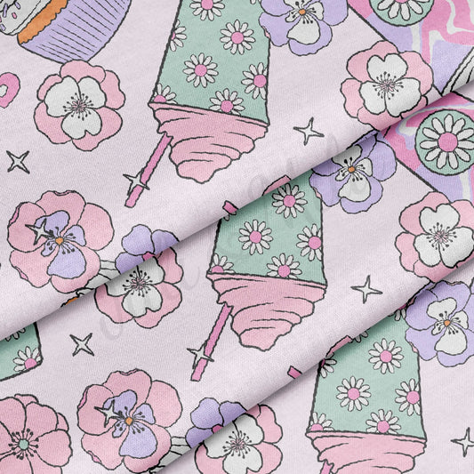 100% Cotton Fabric By the Yard Printed in USA Cotton Sateen - Cotton CTN1251