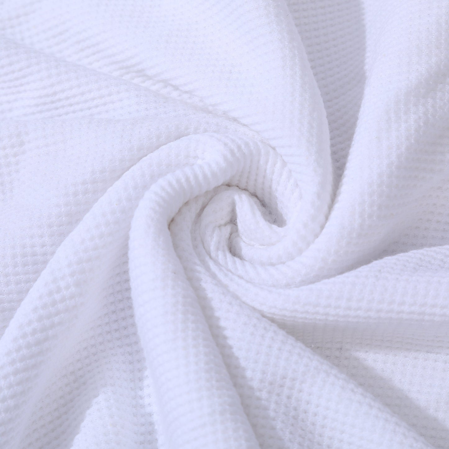 97 percent Cotton 3 percent Spandex Waffle Cotton Fabric by the yard Waffle Knit Stretchy Fabric