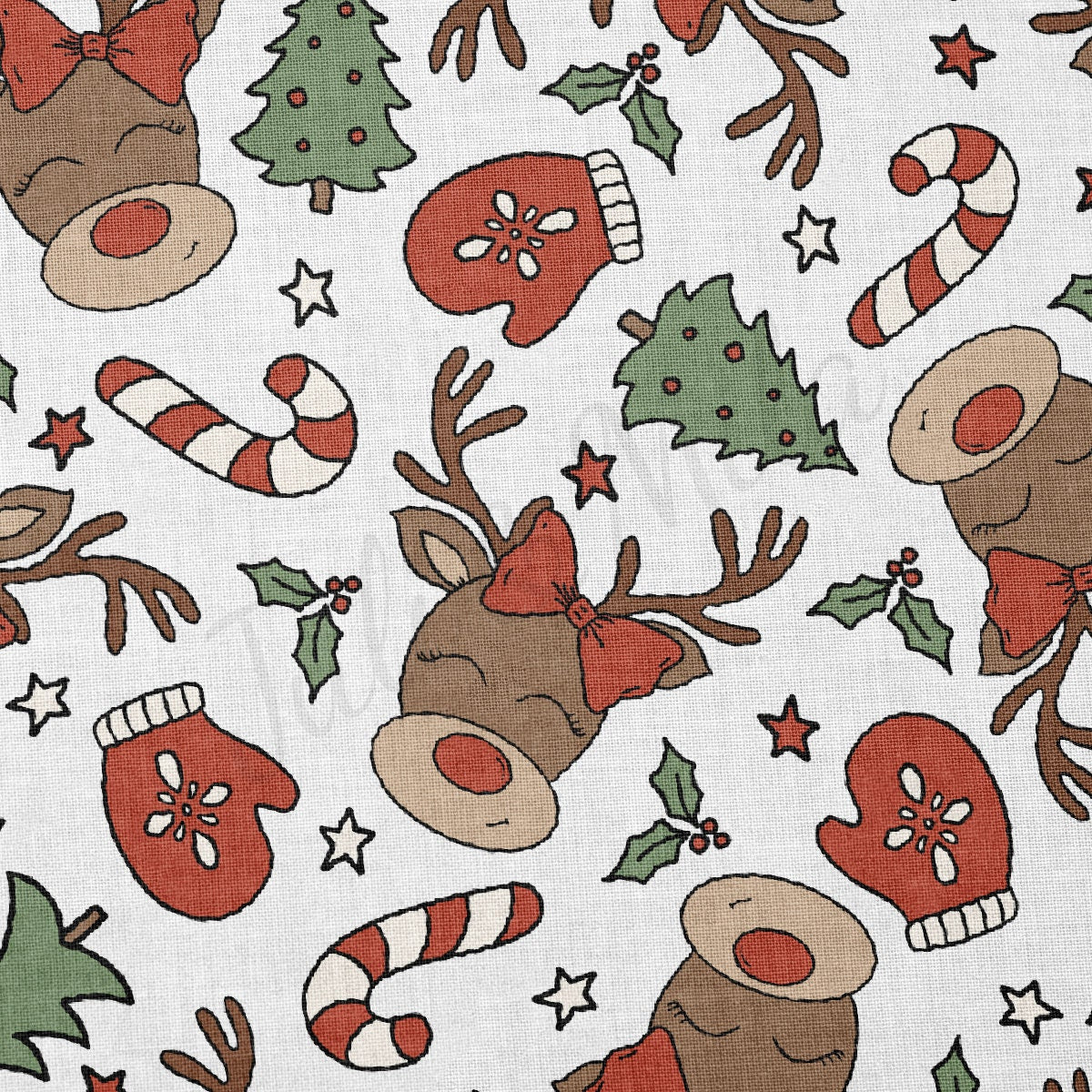 100% Cotton Fabric By the Yard Printed in USA Cotton Sateen - Cotton CTN479