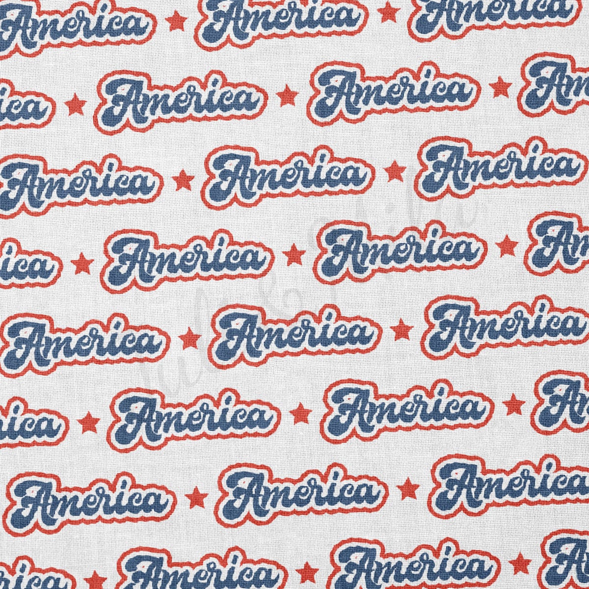 100% Cotton Fabric By the Yard Printed in USA Cotton Sateen - Cotton CTN404 4th of July Patriotic