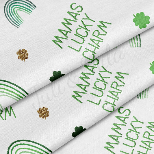 100% Cotton Fabric By the Yard Printed in USA Cotton Sateen - Cotton CTN905 St. Patrick's Day