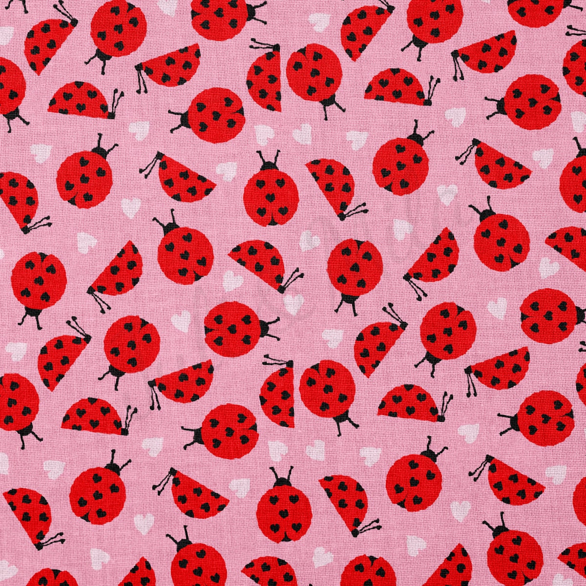 100% Cotton Fabric By the Yard Printed in USA Cotton Sateen - Cotton CTN1086 Valentine's Day