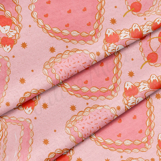 100% Cotton Fabric By the Yard Printed in USA Cotton Sateen - Cotton CTN1225 Valentine's Day