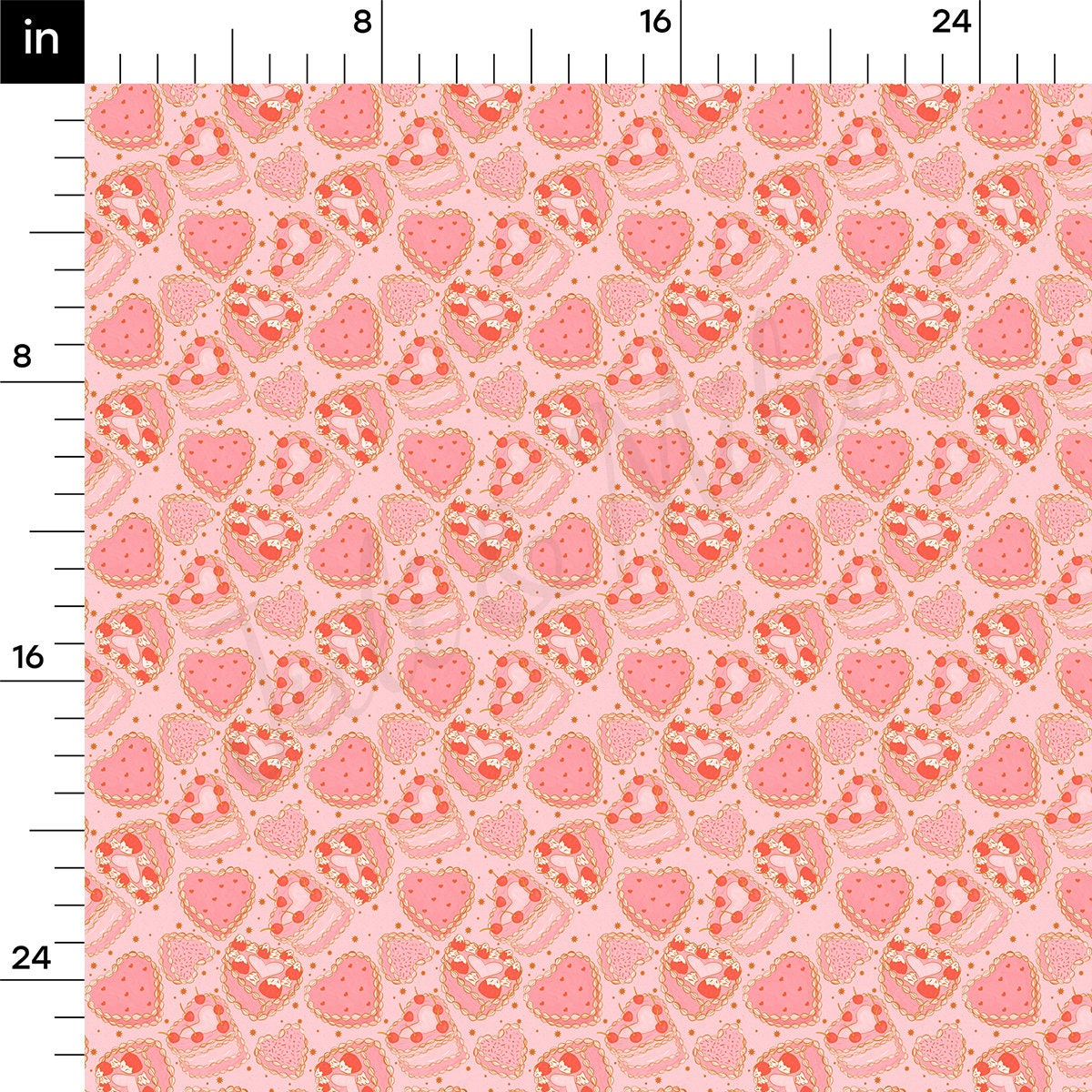 100% Cotton Fabric By the Yard Printed in USA Cotton Sateen - Cotton CTN1225 Valentine's Day