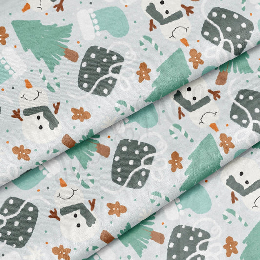 100% Cotton Fabric By the Yard Printed in USA Cotton Sateen - Cotton CTN711