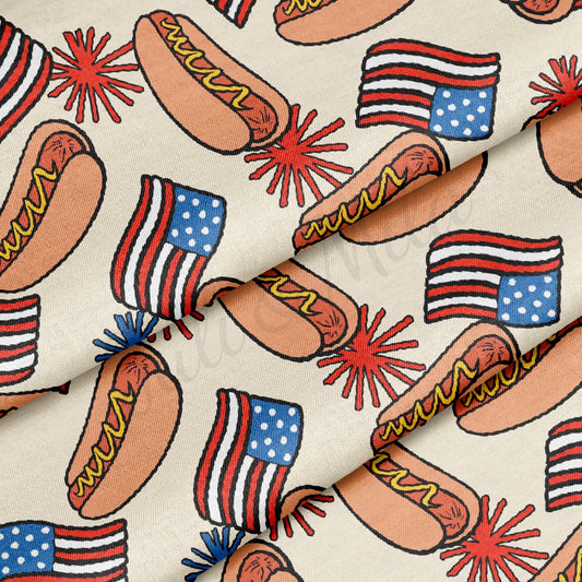 100% Cotton Fabric By the Yard Printed in USA Cotton Sateen - Cotton CTN348