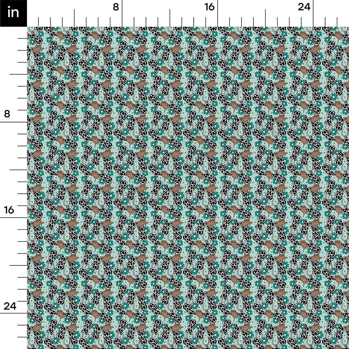 100% Cotton Fabric By the Yard Printed in USA Cotton Sateen - Cotton CTN1354