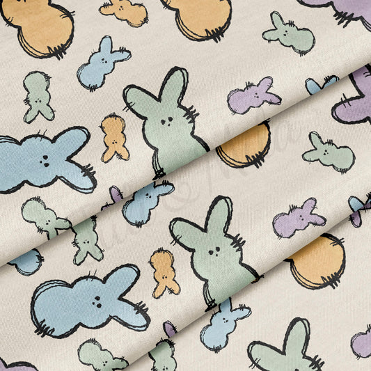 100% Cotton Fabric By the Yard Printed in USA Cotton Sateen - Cotton CTNEast79 Easter