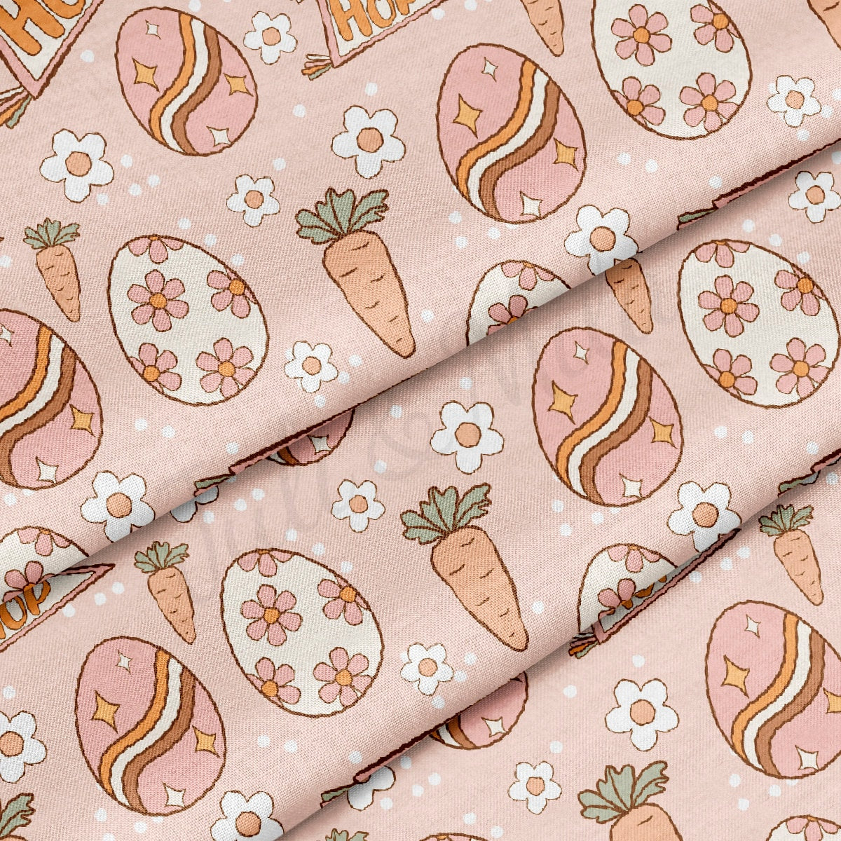 100% Cotton Fabric By the Yard Printed in USA Cotton Sateen - Cotton CTNEast123 Easter