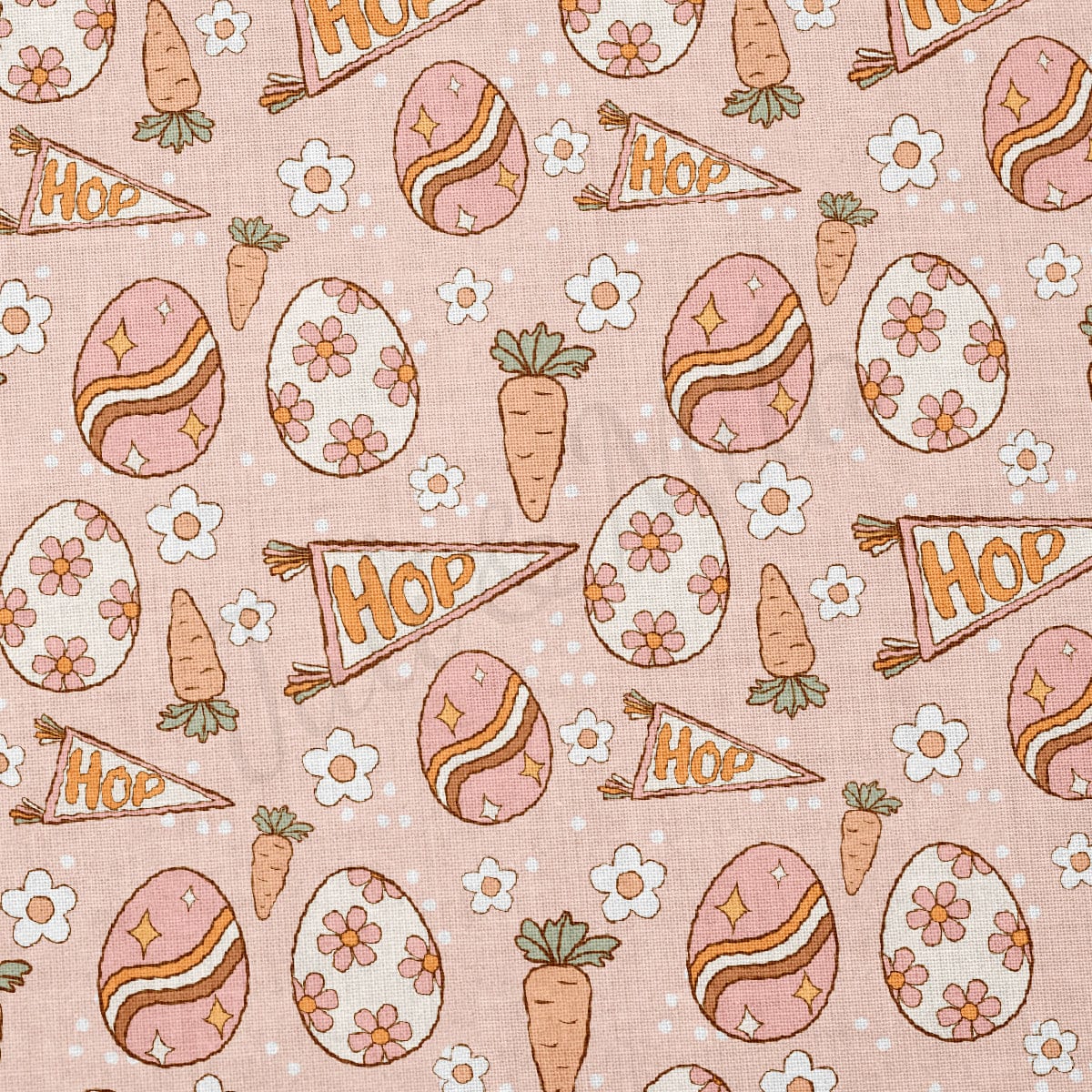 100% Cotton Fabric By the Yard Printed in USA Cotton Sateen - Cotton CTNEast123 Easter