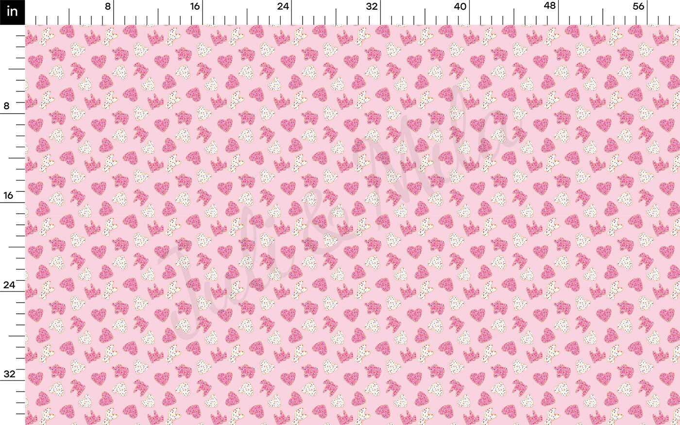 100% Cotton Fabric By the Yard Printed in USA Cotton Sateen - Cotton CTN1147 Valentine's Day