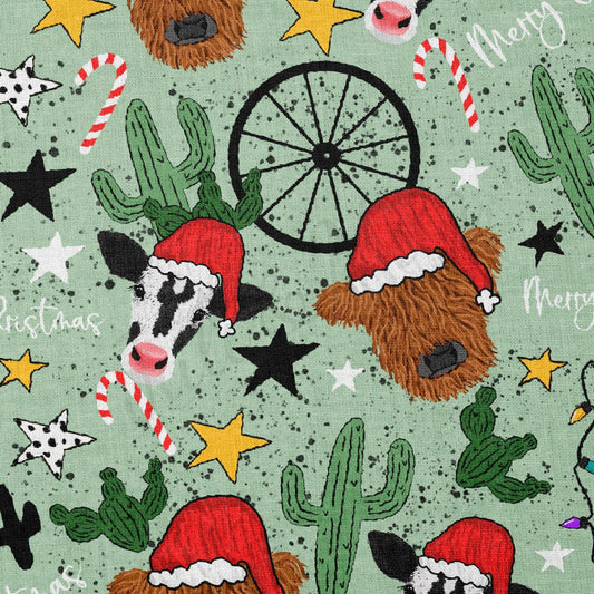 100% Cotton Fabric By the Yard Printed in USA Cotton Sateen - Cotton CTN1090