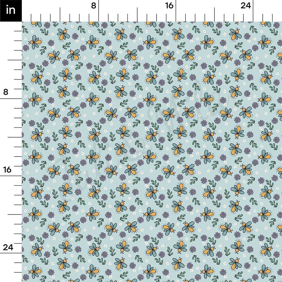 100% Cotton Fabric By the Yard Printed in USA Cotton Sateen - Cotton CTN427