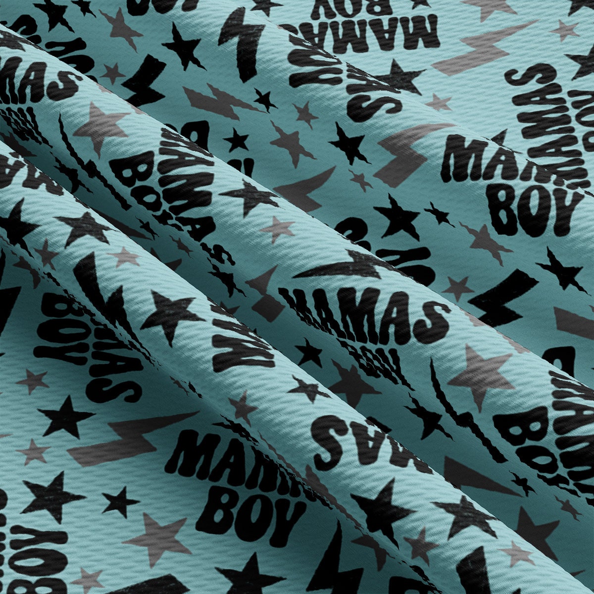 a close up of a pattern of stars on a blue background