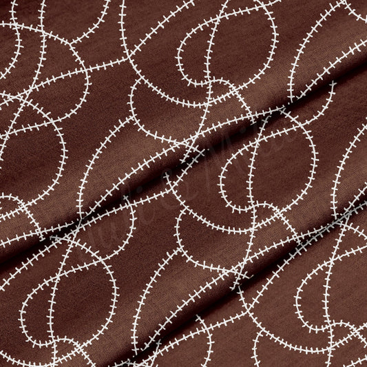 100% Cotton Fabric By the Yard Printed in USA Cotton Sateen - Cotton CTN789