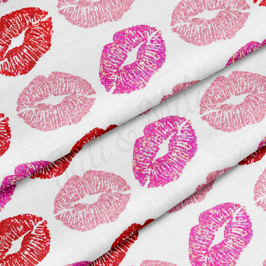 100% Cotton Fabric By the Yard Printed in USA Cotton Sateen - Cotton CTN1050 Valentine's Day