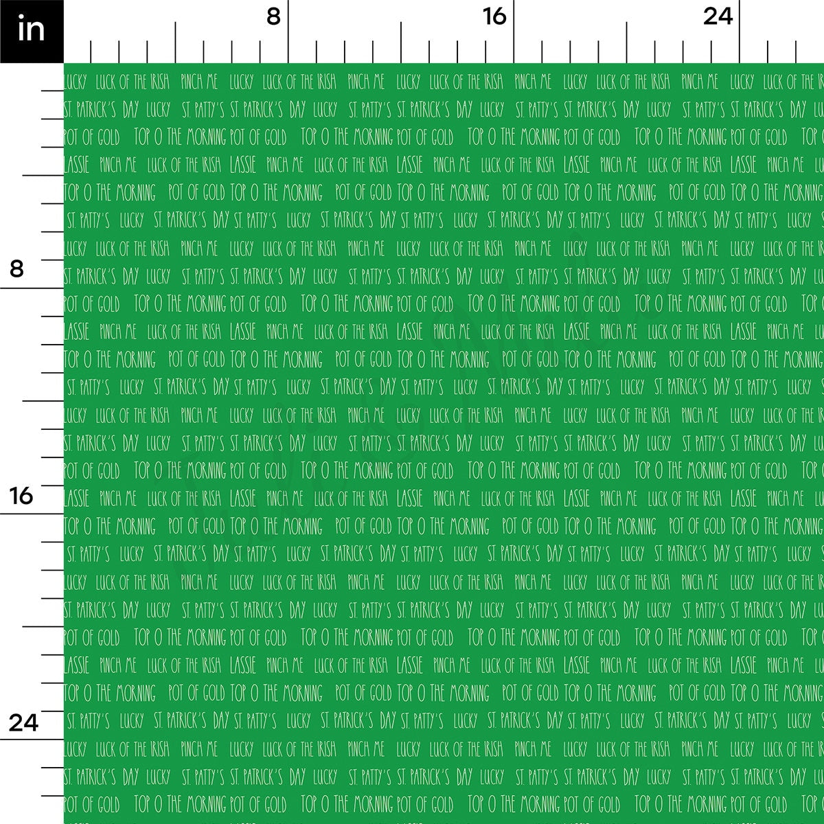 100% Cotton Fabric By the Yard Printed in USA Cotton Sateen - Cotton CTN1081 St. Patrick's Day
