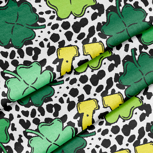 100% Cotton Fabric By the Yard Printed in USA Cotton Sateen - Cotton CTN1094 St. Patrick's Day