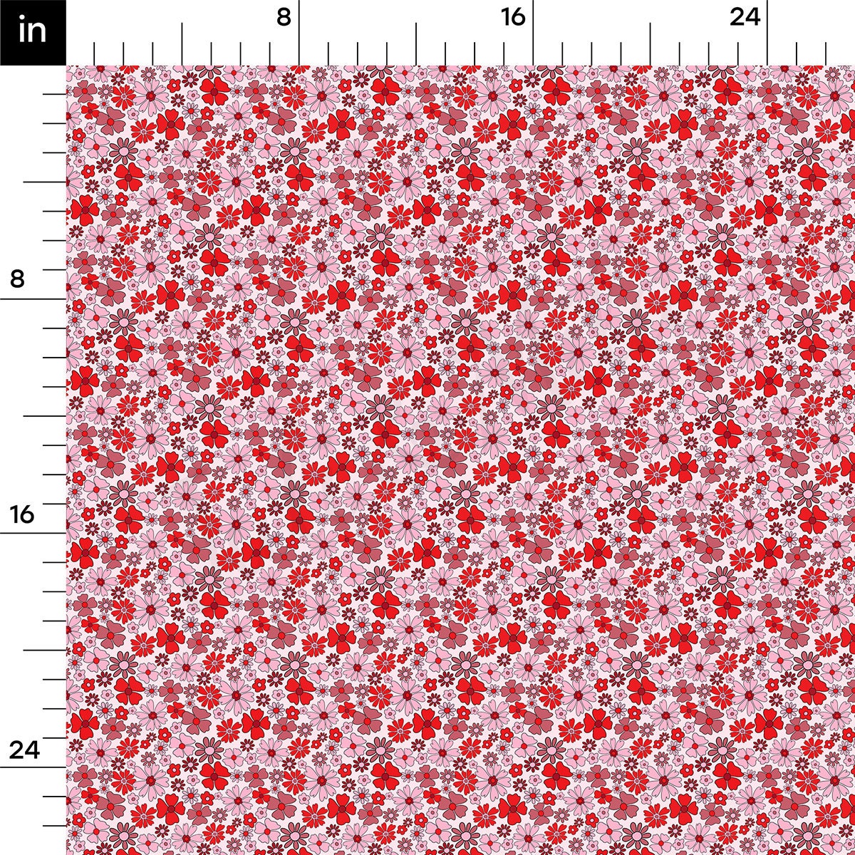 100% Cotton Fabric By the Yard Printed in USA Cotton Sateen - Cotton CTN1097 Valentine's Day