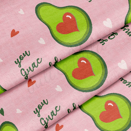 100% Cotton Fabric By the Yard Printed in USA Cotton Sateen - Cotton CTN1132 Valentine's Day